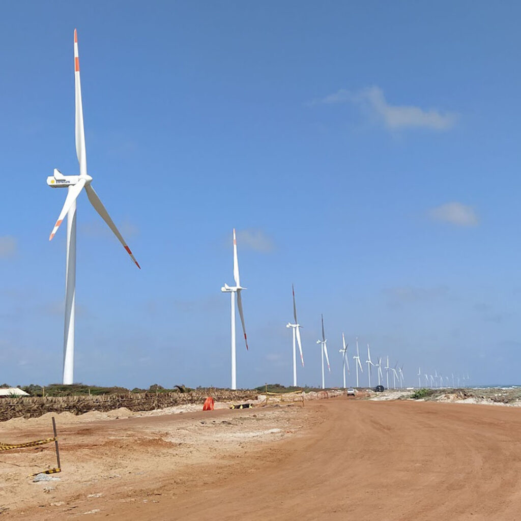 Mannar wind turbine - CCTV